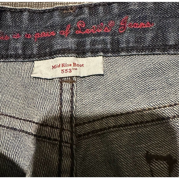Levi’s Women’s 553 Denim Jeans Bootcut Mid-Rise Size 10 REG - Picture 7 of 8